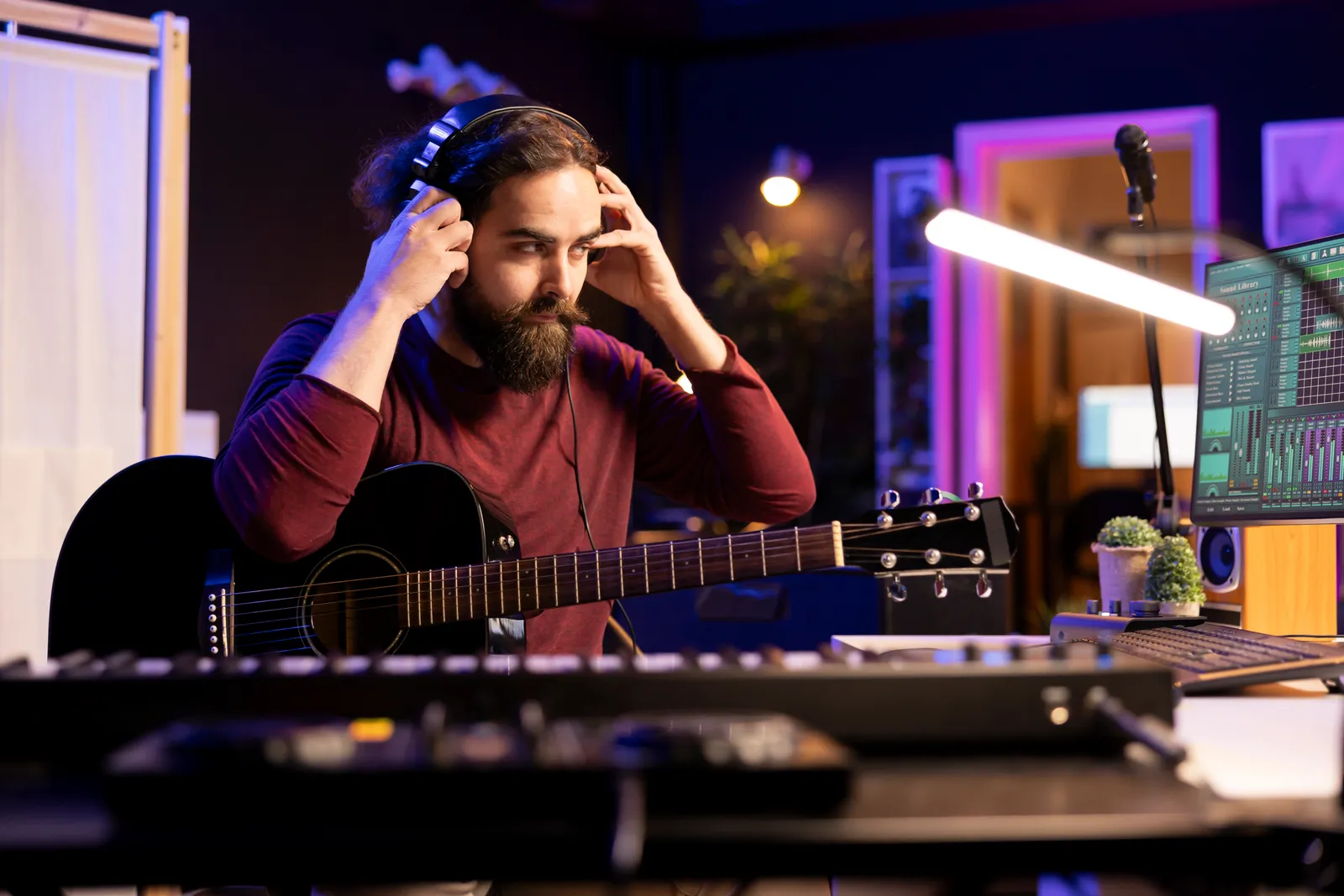 best ultrawide monitor for music production — professional studio photograph
